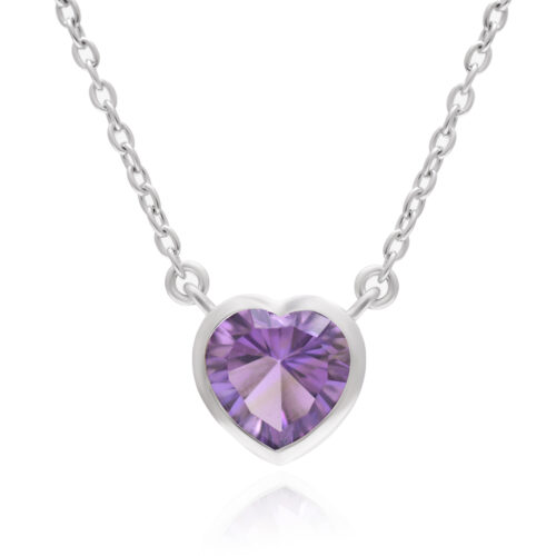 Amethyst Pendant in silver