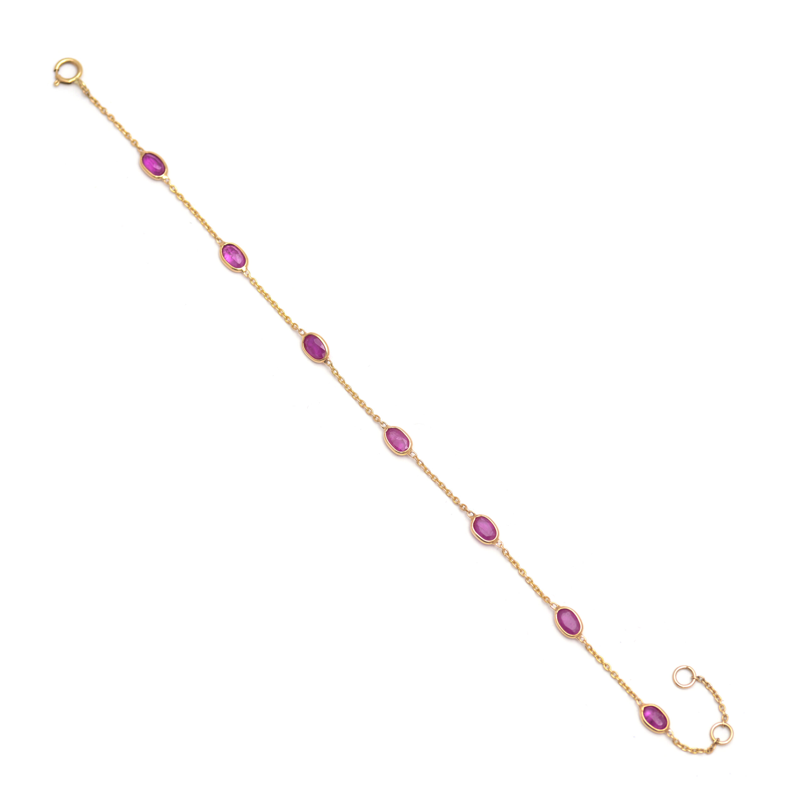 Ruby bracelet in 18KT gold - Image 2
