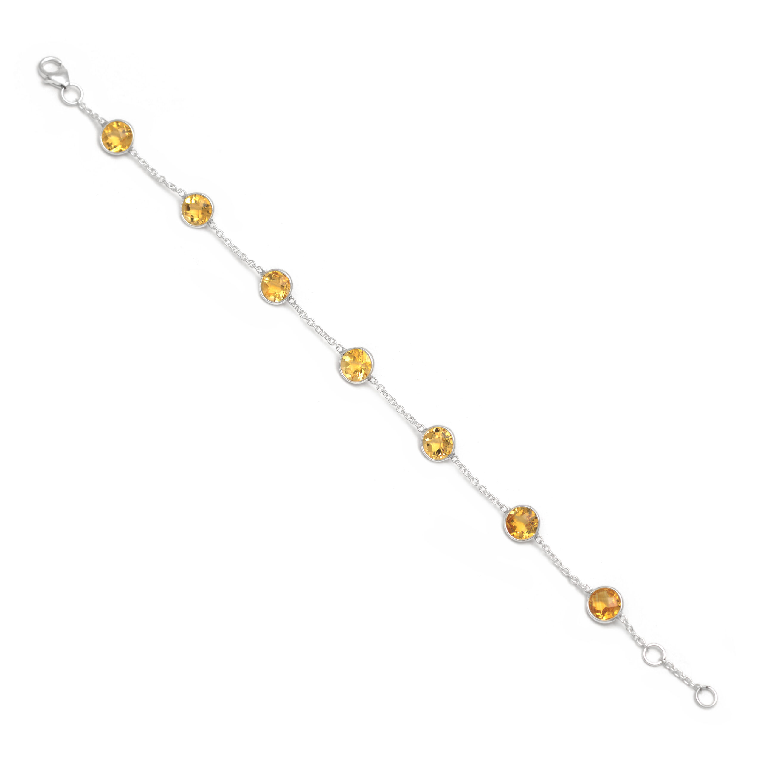 Citrine bracelet in silver - Image 2